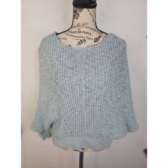 Anthropologie Crewneck Batwing Knit Sweater Size Large Fisherman OB1734156 - Picture 2 of 12